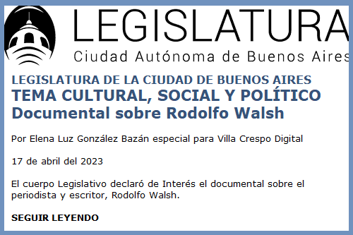 LEGISLATURA DOC WALSH